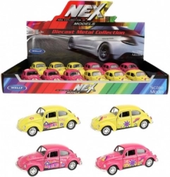 Kovový model WELLY VOLKSWAGEN beetle 1:32 na spätné natiahnutie