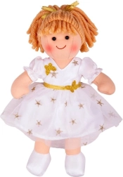 Bábika Charlotte Bigjigs Toys látková 28 cm