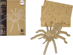 3D priestorové drevené puzzle Spider Educational Folding 31 dielikov
