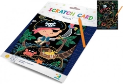 Škrabací obrázok Piráta