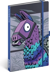 Linkovaný notes Notique Fortnite – lama, 13 × 21 cm