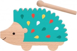 Petit Collage drevené guiro ježko