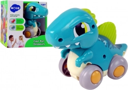 Dinosaurus na kolieskach – modrý Spinosaurus figúrka