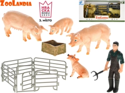 Zoolandia sada farmárskych figúrok s mláďatami a doplnkami