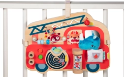 Lilliputiens - drevený panel s aktivitami Požiarnické auto