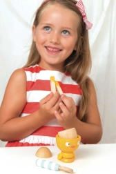 Le Toy Van raňajková sada veselé vajíčko z dreva