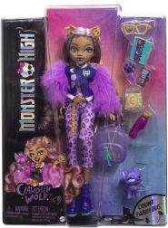 bábika monster high clawdeen wolf s doplnkami