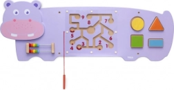 VIGA zmyslová manipulačná tabuľa hroch FSC Montessori