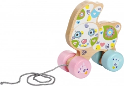 Ťahací Králik Drevený Cubika