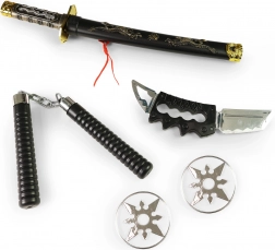 Ninja set plastových zbraní pre deti