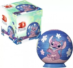 3D puzzleball DISNEY Stitch & Angel 54 dielikov od Ravensburger