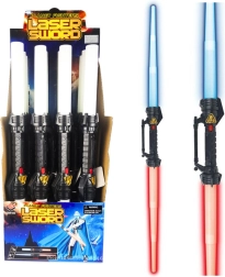 Rozkladací vesmírny svetelný meč s efektmi