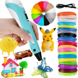 Woopie 3D pero pre deti s LED displejom – kreatívna sada