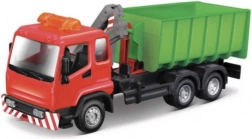 Bburago servisné vozidlo s hákovým zdvihákom a žeriavom 1:43