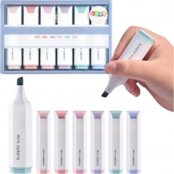 Sada mini zvýrazňovačov pastelových farieb 6 ks