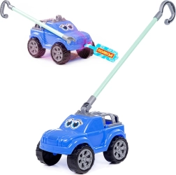 Modré autíčko s rukoväťou pre deti