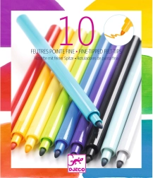 Djeco fixky s tenkým hrotom, 10 ks