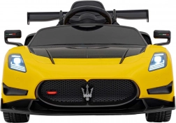 Detské elektrické autíčko Maserati MC20 GT2 žlté