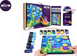 Maľovanie hmotou podľa čísel – Malý princ: nočná obloha 29 × 29 cm