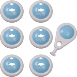 Zásuvkové poistky BABY ONO, 6 ks, biele