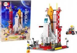 Vesmírna stanica Stavebné bloky Vesmírna raketová loď 521 dielov.