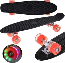 Fiszka LED skateboard s osvetlenými kolieskami do skateparku