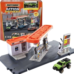Matchbox Action Drivers čerpacia stanica s autom Questor