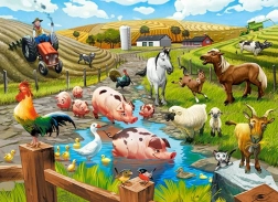 Puzzle 70 dielikov Life on the Farm