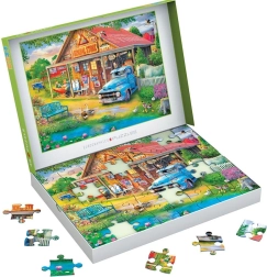 EUROGRAPHICS puzzle Connecting Pieces: vidiecky obchodík 48 dielikov