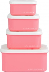 Sada štyroch desiatových krabičiek A Little Lovely Company – Zmrzlina