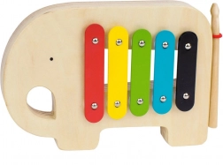 Petit Collage drevený xylofón slon