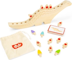 Bigjigs Toys drevená triediaca hra dinosaurus
