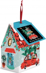 Galison Vianočné auto puzzle 130 dielikov