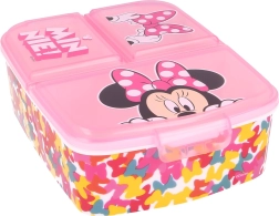 Detský multi box na desiatu MINNIE Mouse s priehradkami