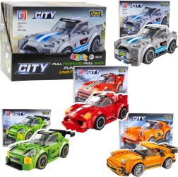 Stavebnica 2v1 auto a robot s nátahovým pohonom (194–216 dielikov)