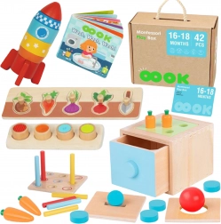 Montessori vzdelávací box Tooky Toy 7v1