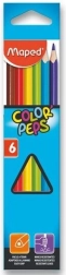 Pastelky trojhranné MAPED Color'Peps 6 ks