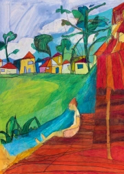 Puzzle Denný život: Pri rieke 1000 dielikov