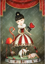 Puzzle dievča od kolotočov 1000 dielikov