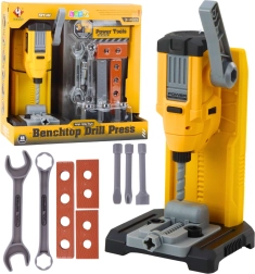 Detský stolový dielenský set s vŕtačkou a náradím, 18 dielov