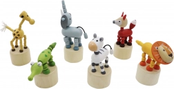 Safari drevené mačkacie zvieratká