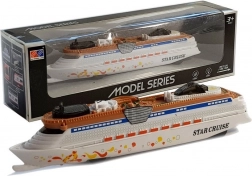 Loď na batérie so svetlami a zvukmi