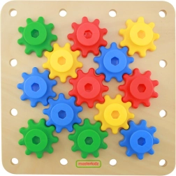 Ozubené kolesá - Montessori tabuľa od Masterkidz