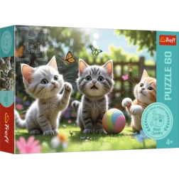 Puzzle 60 dielikov tri mačiatka TREFL
