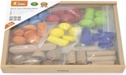 Drevené geometrické stavebnice 52 ks Viga