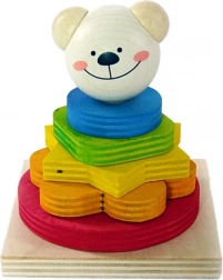 Nasadzovacie farebné tvary – macko Timi