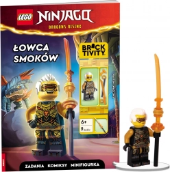 Lego Ninjago: lovec drakov – interaktívna kniha s minifigúrkou Raptona