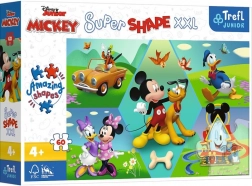 Detské puzzle 60 dielikov XXL Super Shape – MICKEY MOUSE