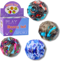 Penená loptička s jamkami 9 cm