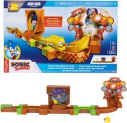 Sonic Go Go Racers Deluxe pretekársky set s mini vozidlom